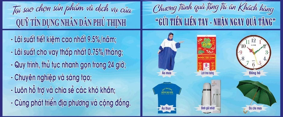 Hình trụ sở Trụ sở Quỹ tín dụng nhân dân Phú Thịnh